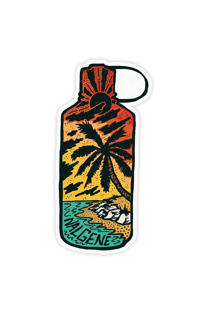 Tropical Narrow Mouth Sticker E0
